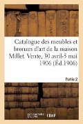 Cover-Bild zum Titel 'Catalogue de Meubles Et Bronzes d'Art, Bronzes d'Ameublement Et d'Éclairage, Marbres' von 'Le Maire-Demouy'