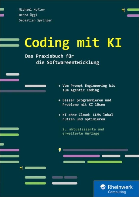 Coding mit KI - Michael Kofler, Sebastian Springer, Bernd Öggl