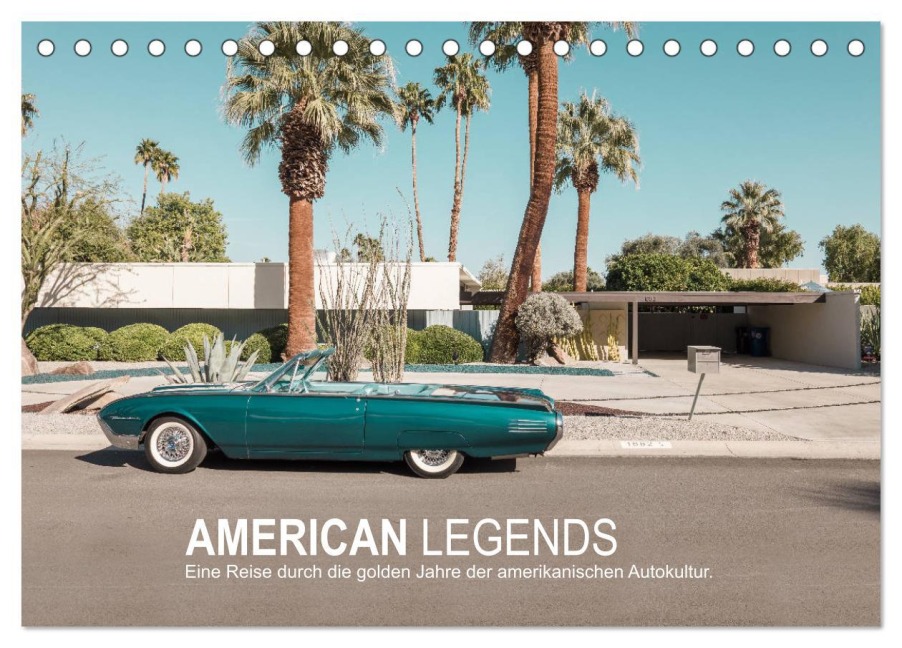 AMERICAN LEGENDS (Tischkalender 2025 DIN A5 quer), CALVENDO Monatskalender - Roman Becker