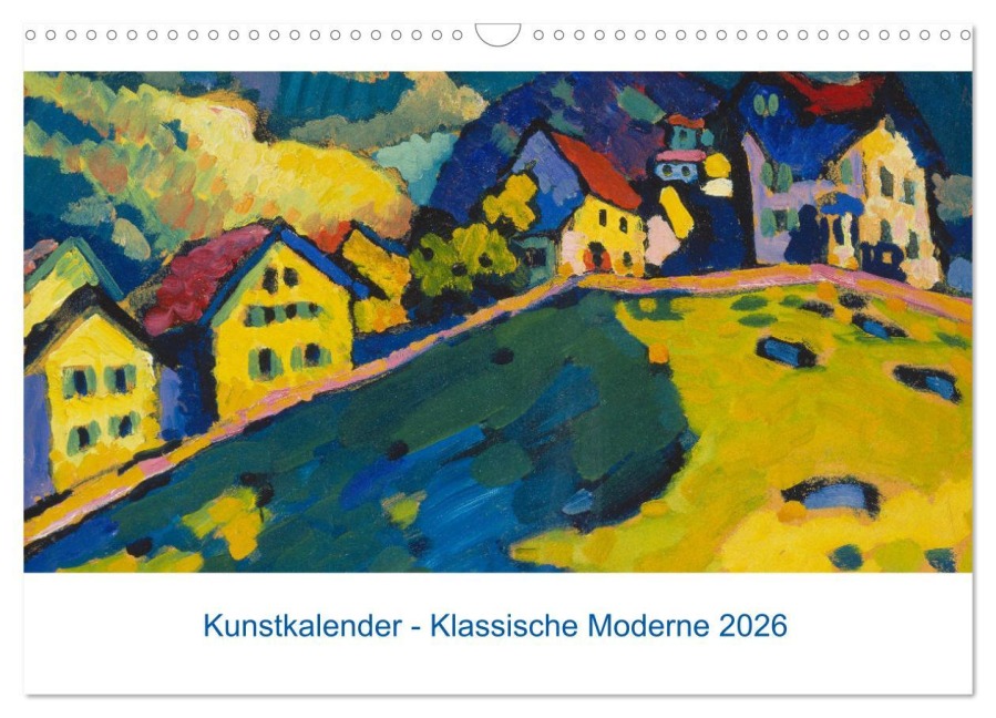 Klassische Moderne 2026 - Mit Kunst durchs Jahr (Wandkalender 2026 DIN A3 quer), CALVENDO Monatskalender - Artothek Artothek