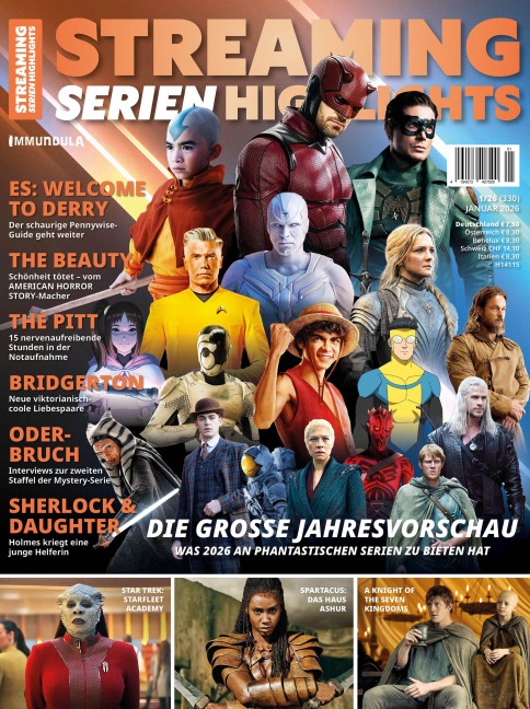 STREAMING SERIEN HIGHLIGHTS. Ausgabe Januar 2026 (#330) - 