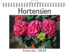 Cover-Bild zum Titel 'Hortensien - (Wandkalender 2025, Kalender DIN A4 quer, Monatskalender im Querformat mit Kalendarium, das perfekte Geschenk)' von 'Charlotte Hartmann'