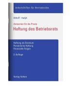 Cover-Bild zum Titel 'Haftung des Betriebsrats' von 'Lars Althoff, Marc Hadyk'