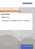 Cover-Bild zum Titel 'Public Value' von 'Robert Reuter'