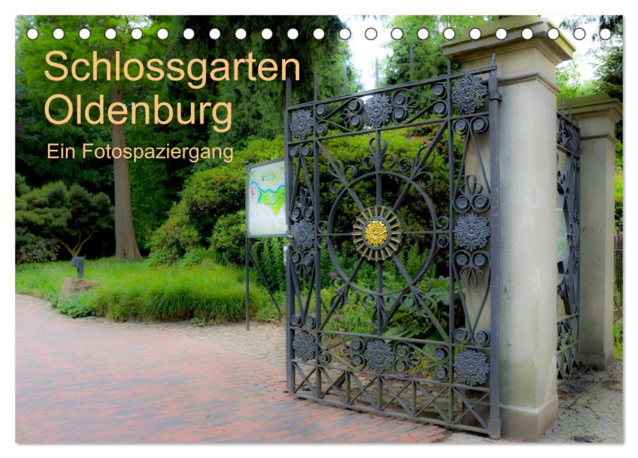 Schlossgarten Oldenburg. Ein Fotospaziergang (Tischkalender 2026 DIN A5 quer), CALVENDO Monatskalender - Erwin Renken