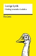 Lustige Lyrik - 