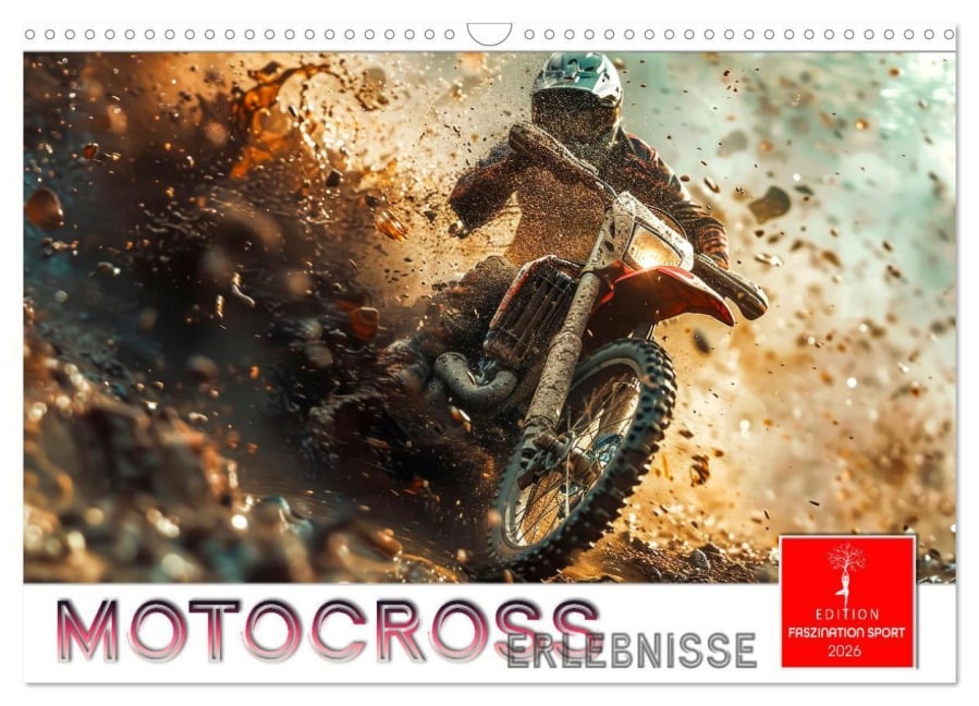 Motocross Erlebnisse (Wandkalender 2026 DIN A3 quer), CALVENDO Monatskalender - Peter Roder