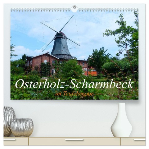 Osterholz-Scharmbeck im Teufelsmoor (hochwertiger Premium Wandkalender 2025 DIN A2 quer), Kunstdruck in Hochglanz - Lucy M. Laube