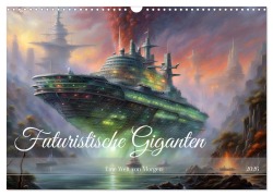 Cover-Bild zum Titel 'Futuristische Giganten Eine Welt von Morgen (Wandkalender 2026 DIN A3 quer), CALVENDO Monatskalender' von 'Dusanka Djeric'