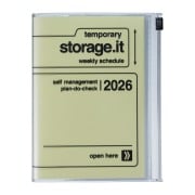 Cover-Bild zum Titel 'MARK'S 2025/26 Taschenkalender, A6 Storage.it // Yellow' von ''