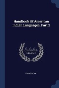 Cover-Bild zum Titel 'Handbook Of American Indian Languages, Part 2' von 'Franz Boas'