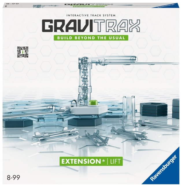 Ravensburger GraviTrax Extension Lift - Zubehör für das Kugelbahnsystem. Kombinierbar mit allen GraviTrax Produktlinien, Starter-Sets, Extensions und Elements, Konstruktionsspielzeug ab 8 Jahren - 