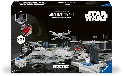 Ravensburger GraviTrax Star Wars Action-Set Deathstar 23860 - GraviTrax Starterset für deine Kugelbahn - Murmelbahn und Konstruktionsspielzeug ab 8 Jahren, GraviTrax Zubehör alleine bespielbar - 