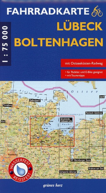 Fahrradkarte Lübeck, Boltenhagen - 