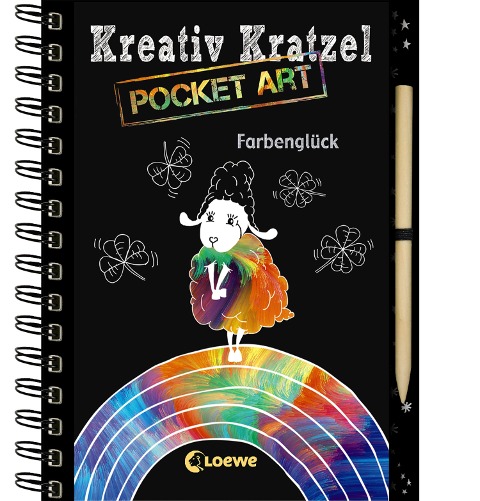 Kreativ-Kratzel Pocket Art: Farbenglück - Ann-Katrin Heger