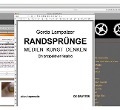 RANDSPRÜNGE - Medien Kunst Denken - Gerda Lampalzer