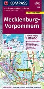 KOMPASS Großraum-Radtourenkarte 3702 Mecklenburg-Vorpommern 1:125.000 - 