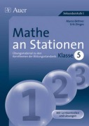 Cover-Bild zum Titel 'Mathe an Stationen. Klasse 5' von 'Marco Bettner, Erik Dinges'