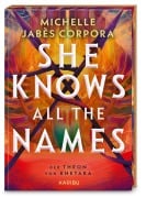 Cover-Bild zum Titel 'She Knows All the Names - Der Thron von Khetara' von 'Michelle Jabès Corpora'