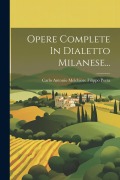 Cover-Bild zum Titel 'Opere Complete In Dialetto Milanese...' von ''