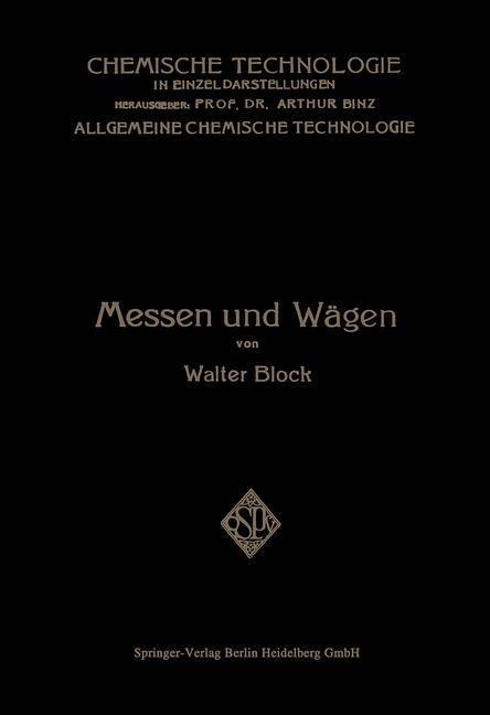 Messen und Wägen - Walter Block