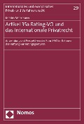 Cover-Bild zum Titel 'Artikel 35a Rating-VO und das Internationale Privatrecht' von 'Kerstin Mehrmann'