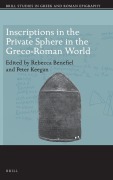 Cover-Bild zum Titel 'Inscriptions in the Private Sphere in the Greco-Roman World' von ''