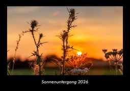 Cover-Bild zum Titel 'Sonnenuntergang 2026 Fotokalender DIN A3' von 'Tobias Becker'