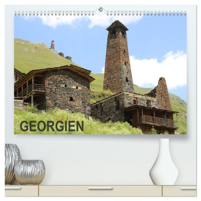 GEORGIEN (hochwertiger Premium Wandkalender 2026 DIN A2 quer), Kunstdruck in Hochglanz - Huttwil (Schweiz) Schmid