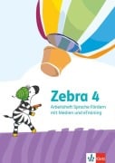 Cover-Bild zum Titel 'Zebra 4. Arbeitsheft Sprache Förderheft mit Medien und eTraining Klasse 4' von ''