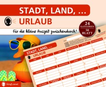 Cover-Bild zum Titel 'Stadt, Land, Urlaub' von 'Verlag SingLiesel'