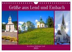 Grüße aus Lend und Embach (Wandkalender 2025 DIN A4 quer), CALVENDO Monatskalender - Christa Kramer
