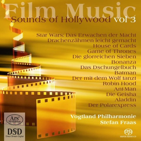 Film Music-Sounds of Hollywood Vol.3 - Synelnikov/Manz/Fraas/Vogtland Philharmonie