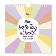 Cover-Bild zum Titel 'Postkartenkalender 2027 Der beste Tag' von ''