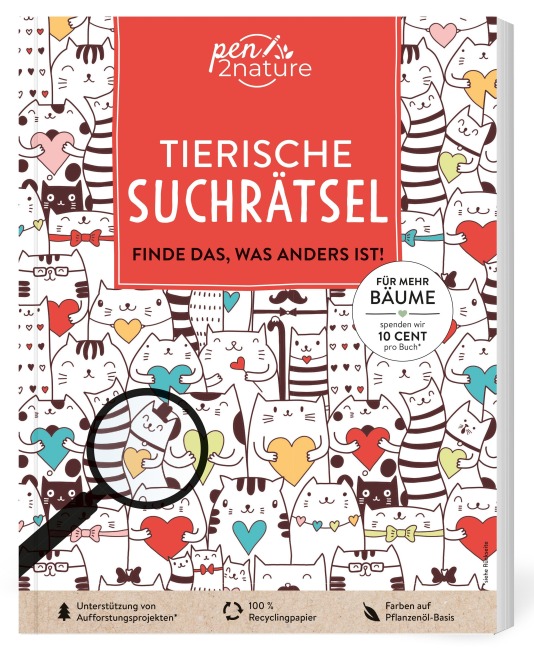 Tierische Suchrätsel - Finde das, was anders ist! - Pen2nature