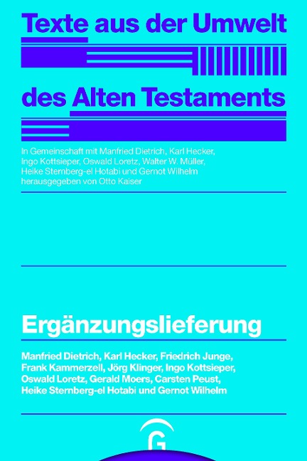 Ergänzungslieferung - Carsten Peust, Manfried Dietrich, Karl Hecker, Friedrich Junge, Ingo Kottsieper