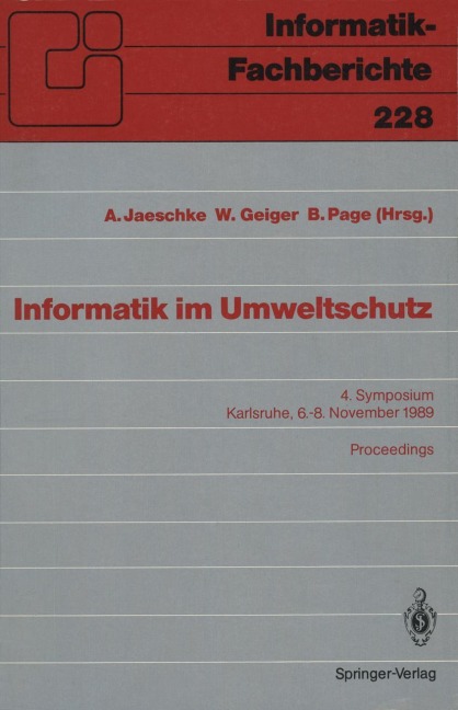 Informatik im Umweltschutz - 