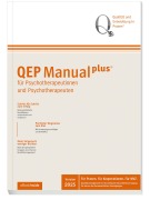 Cover-Bild zum Titel 'QEP-Manualplus® für Psychotherapeutinnen und Psychotherapeuten' von ''
