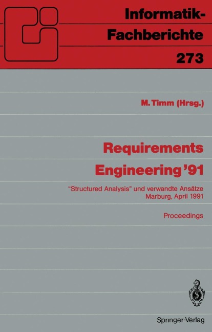 Requirements Engineering '91 - 