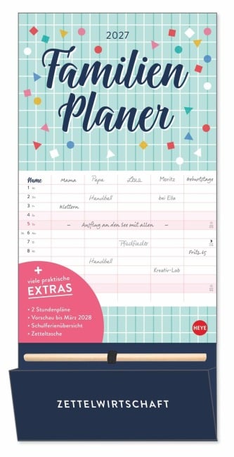 Familienplaner plus Tasche 2027 - 