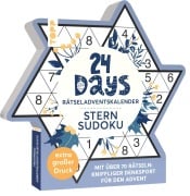 Cover-Bild zum Titel '24 DAYS RÄTSELADVENTSKALENDER - Sternsudoku' von ''