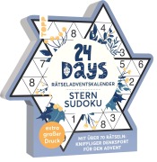 Cover-Bild zum Titel '24 DAYS RÄTSELADVENTSKALENDER - Sternsudoku' von ''