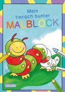 Cover-Bild zum Titel 'Mein tierisch bunter Malblock' von ''