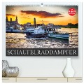 Schaufelraddampfer (hochwertiger Premium Wandkalender 2025 DIN A2 quer), Kunstdruck in Hochglanz - Dirk Meutzner