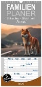 Familienplaner 2025 - Shiba Inu - Stolz und Anmut mit 5 Spalten (Wandkalender, 21 x 45 cm) CALVENDO - Gisela Walther