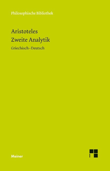 Zweite Analytik - Aristoteles
