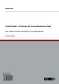 Cover-Bild zum Titel 'Persönlichkeit im Rahmen der Unternehmensnachfolge' von 'Marion Pohl'