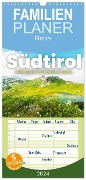 Familienplaner 2024 - Südtirol - Entlang der italienischen Alpen. mit 5 Spalten (Wandkalender, 21 x 45 cm) CALVENDO - Sf Sf