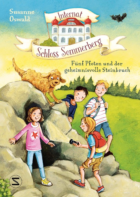 Internat Schloss Sommerberg - Fünf Pfoten und der geheimnisvolle Steinbruch - Susanne Oswald