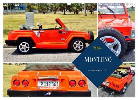 MONTUNO - Ein Auto Made in Cuba (Wandkalender 2024 DIN A2 quer), CALVENDO Monatskalender - Henning von Löwis of Menar